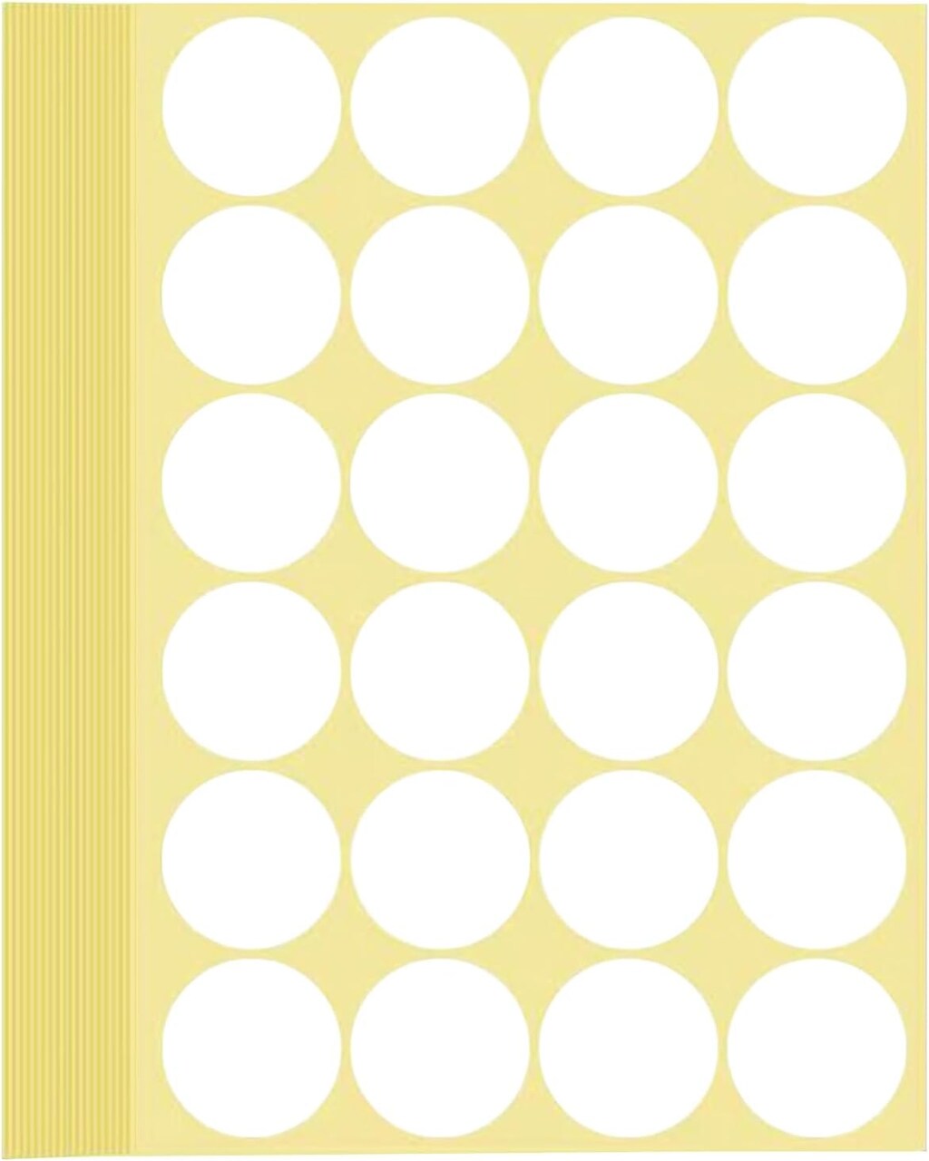 Colored Dot Stickers – 1" Round Adhesive Labels, 768 Pack for Crafts, Classrooms & Organization